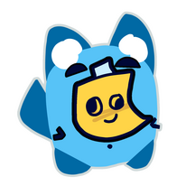 Cat with a sticky note that has a derpy looking face on it.